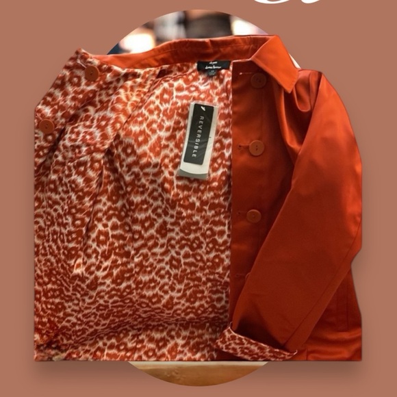 VTG.NWT ~ DENNIS BASSO Chic Satin Long Jacket Topper size XS-SM - Picture 2 of 14